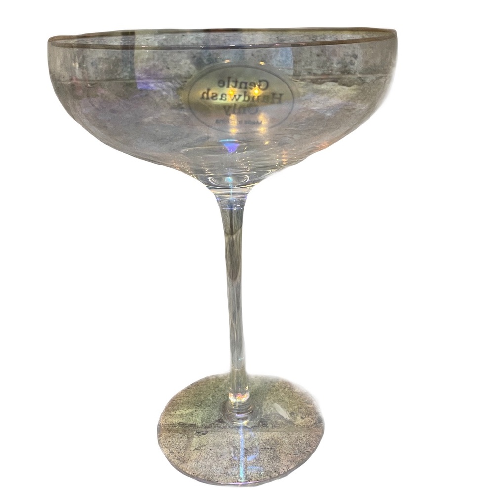 ❤️ SET OF 4 ESPRESSO MARTINI GLASS IRIDESCENT MARTINI GLASSES NEW
